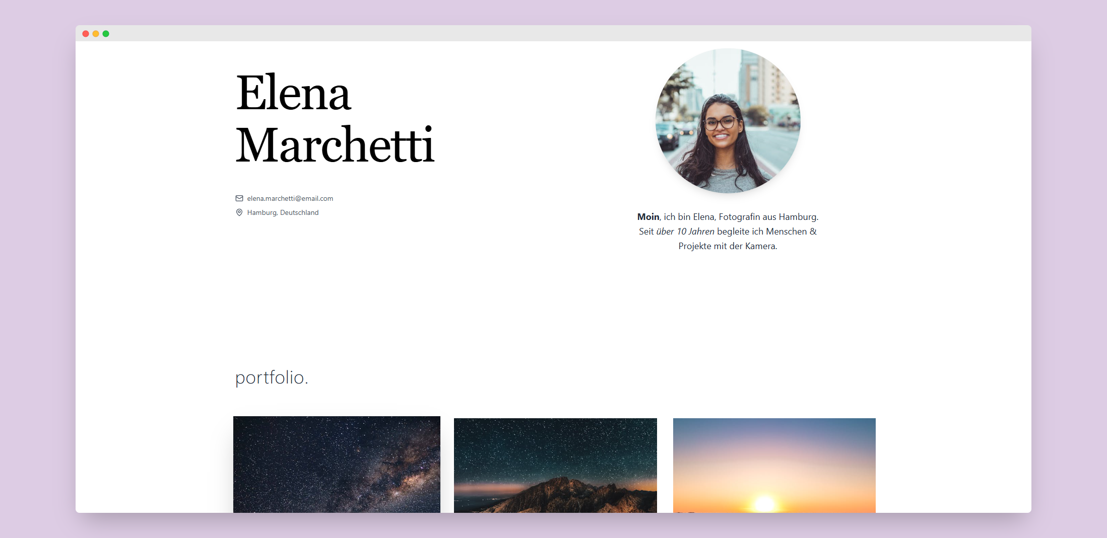 Portfolio Website
